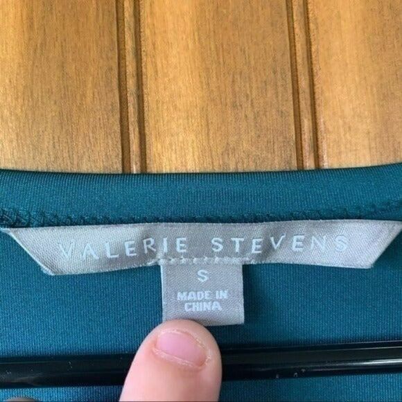 Valerie Stevens Women's Relaxed Fit Blue Blouse - Small - Picture 2 of 7